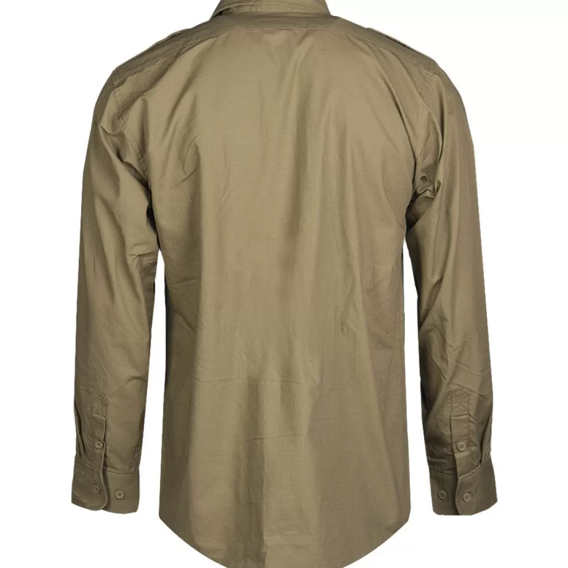 Helikon Shirts>Mil-Tec Ripstop Shirt Long Sleeve Coyote