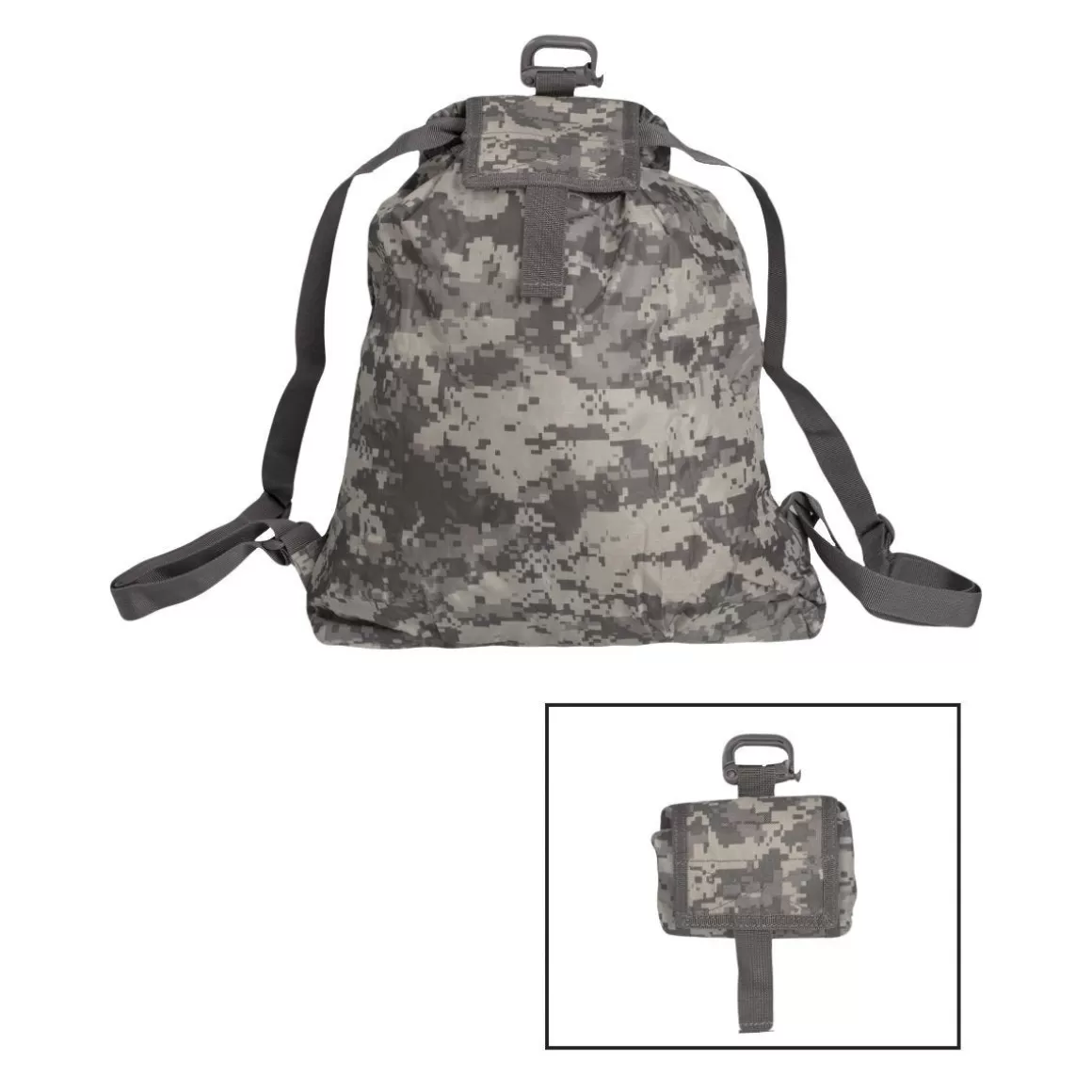 Mil-Tec Backpacks & Rucksacks> Roll-Up Rucksack At-Digital