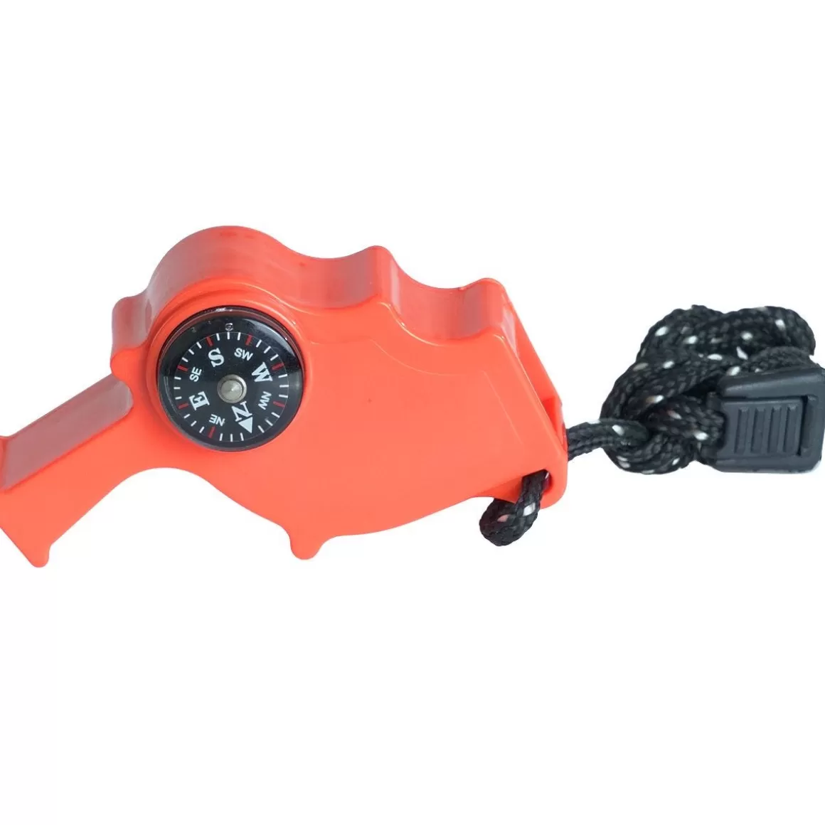 Mil-Tec Emergency & Survival> Safety Whistle 4In1 Orange