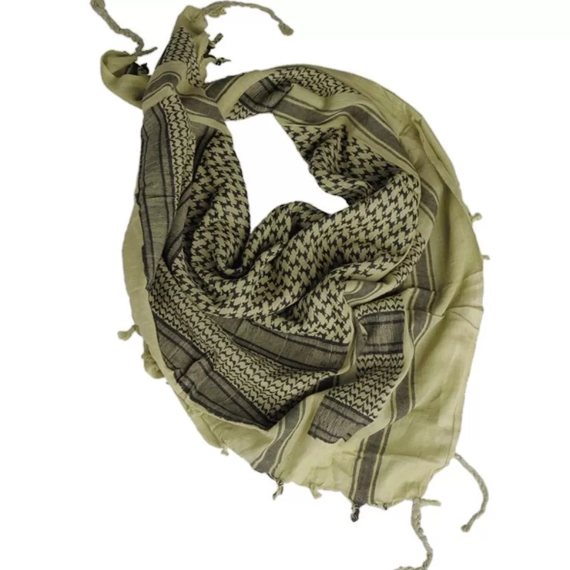 Highlander Scarves>Mil-Tec Shemagh Khaki / Black