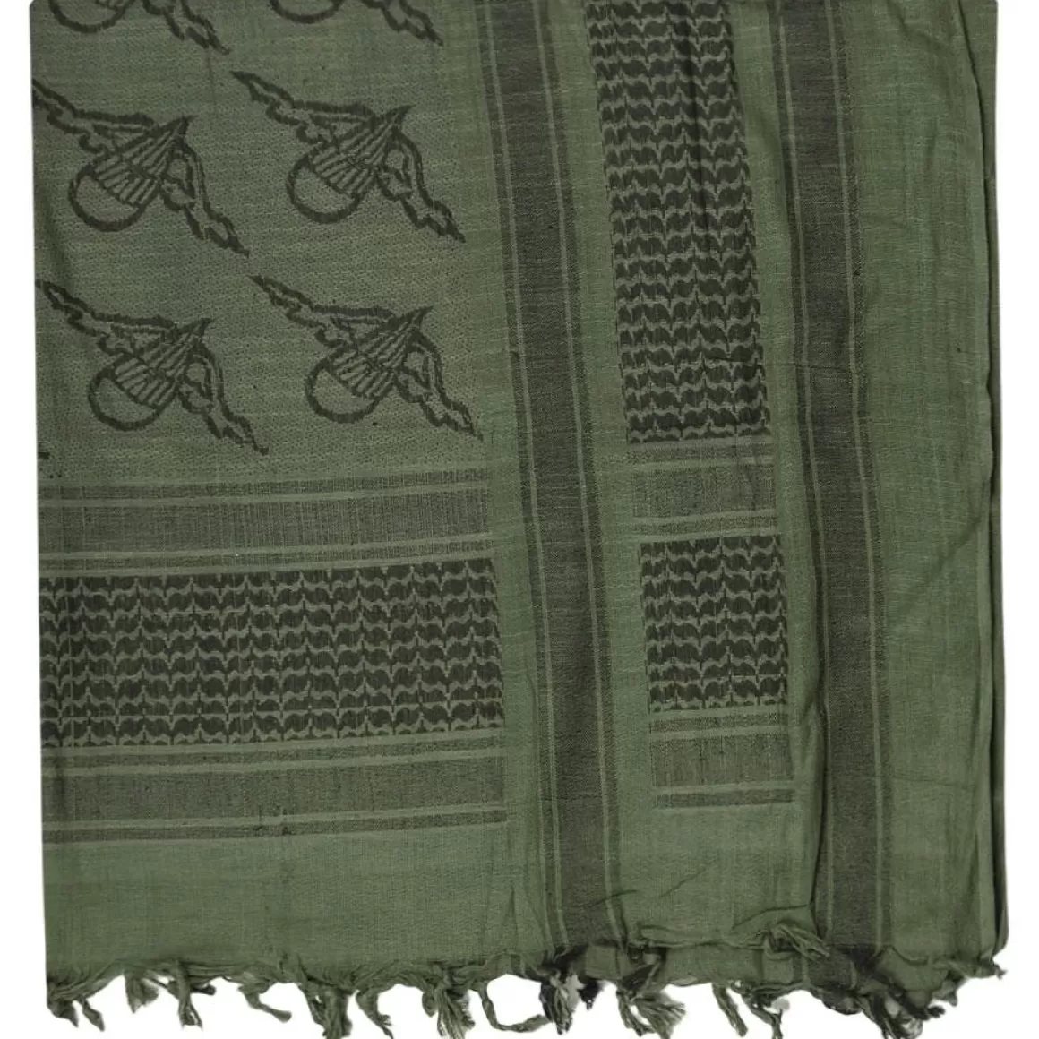 CamoSystems Scarves>Mil-Tec Shemagh Scarf Paratrooper Olive / Black