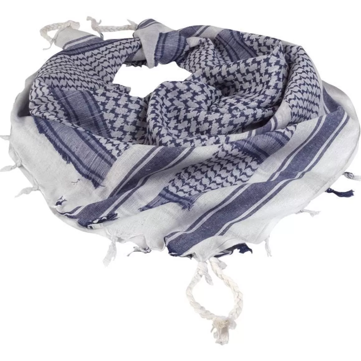 Mil-Tec Scarves> Shemagh White / Blue