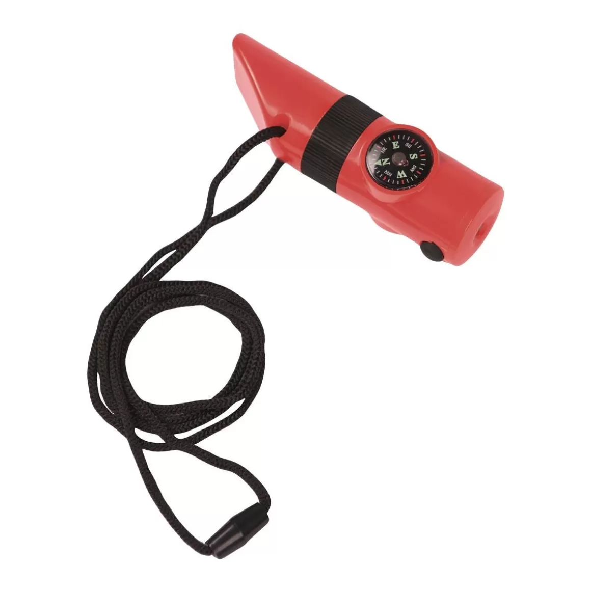 Mil-Tec Emergency & Survival> Signaling Whistle 6In1 Red