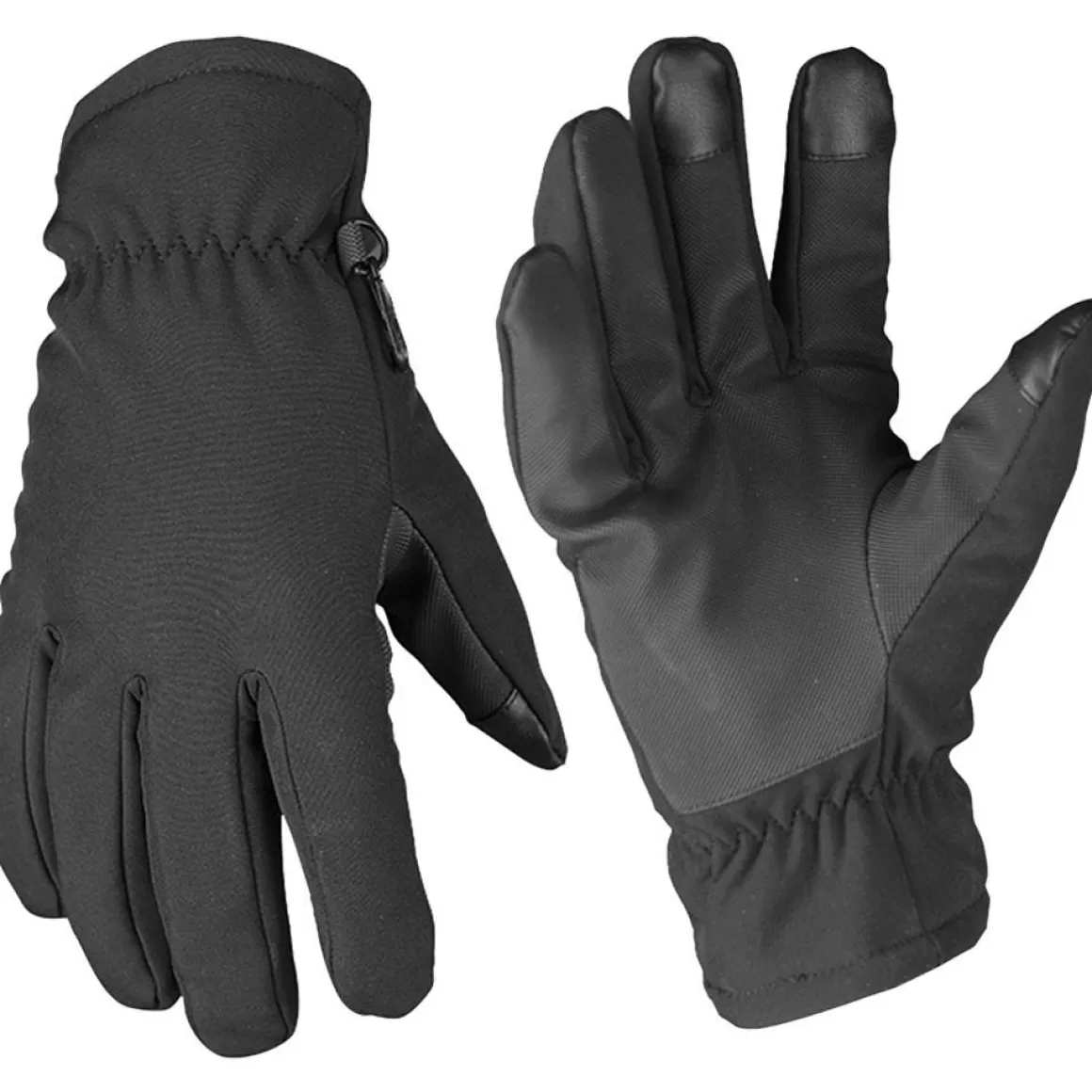 Helikon Gloves>Mil-Tec Softshell Thinsulate Gloves Black