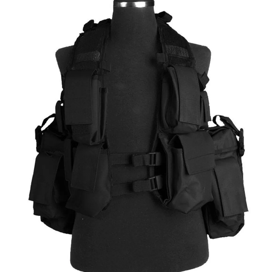 Mil-Tec Vests> South African Assault Vest Black