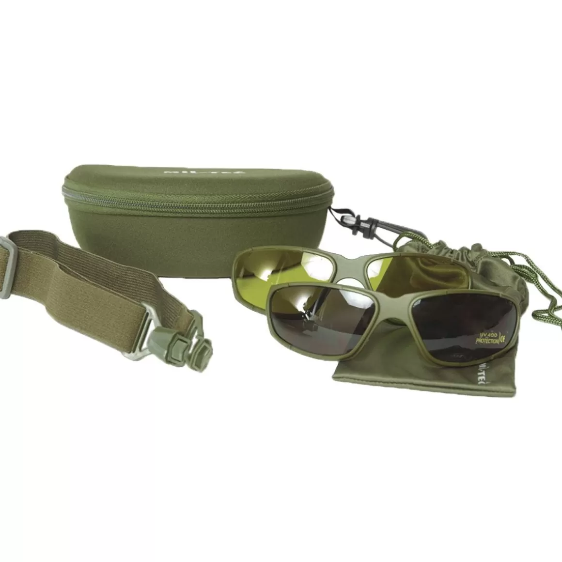 Mil-Tec Goggles> Tactical Googles 3In1 Olive