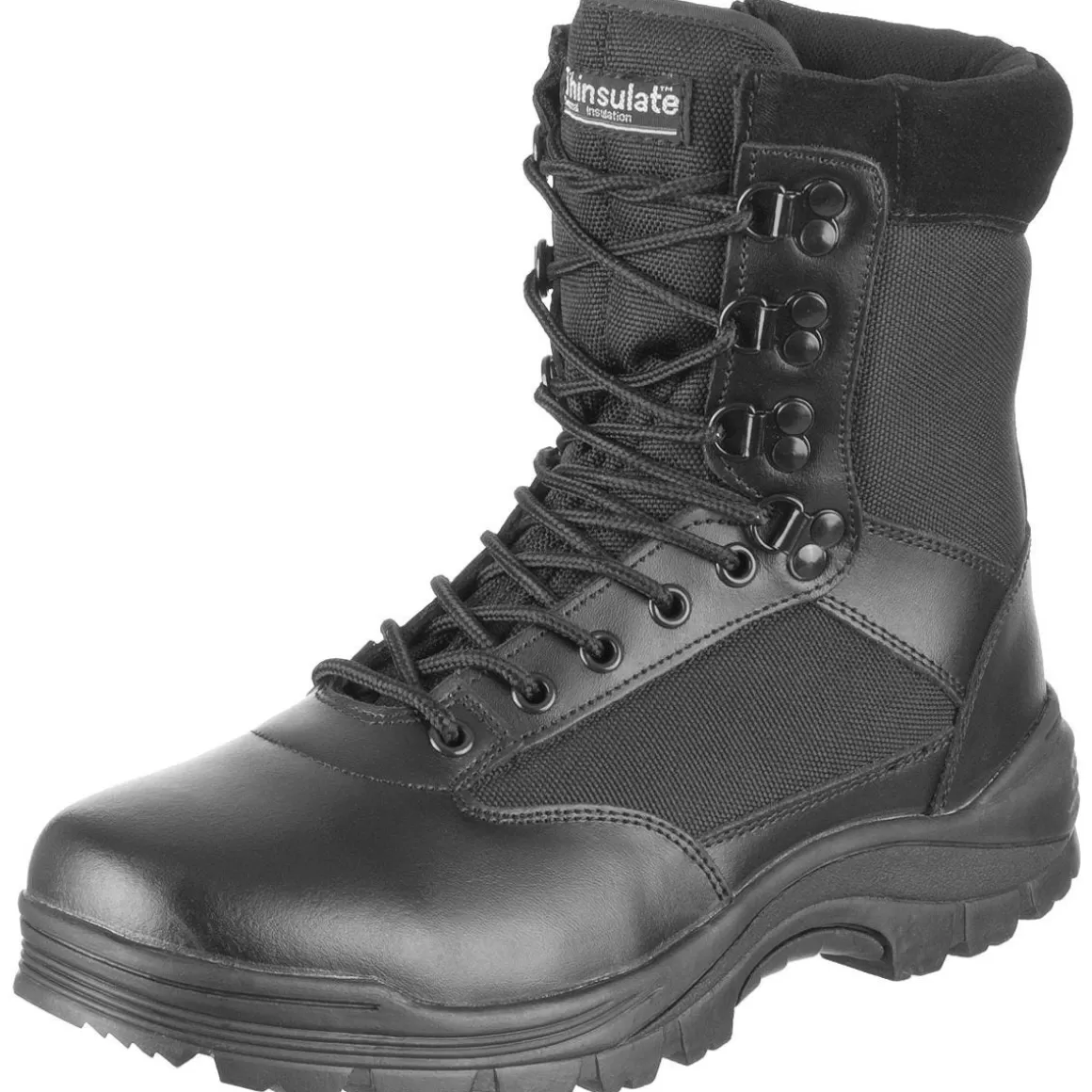 Highlander Boots>Mil-Tec Tactical Side Zip Boots Black