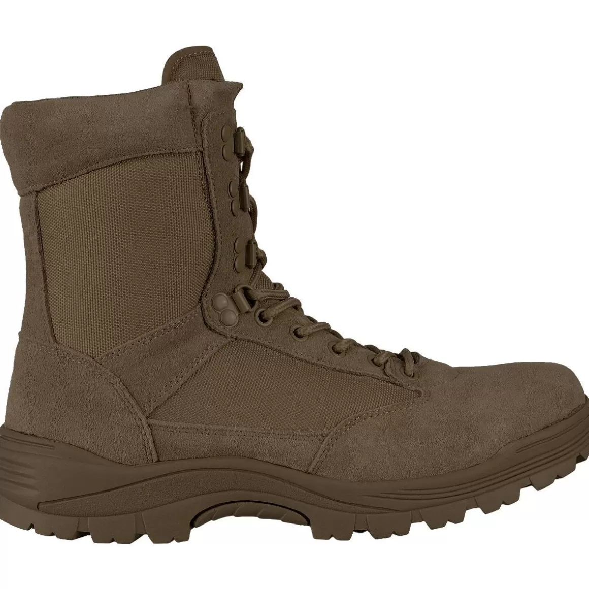 CamoSystems Boots>Mil-Tec Tactical Side Zip Boots Brown