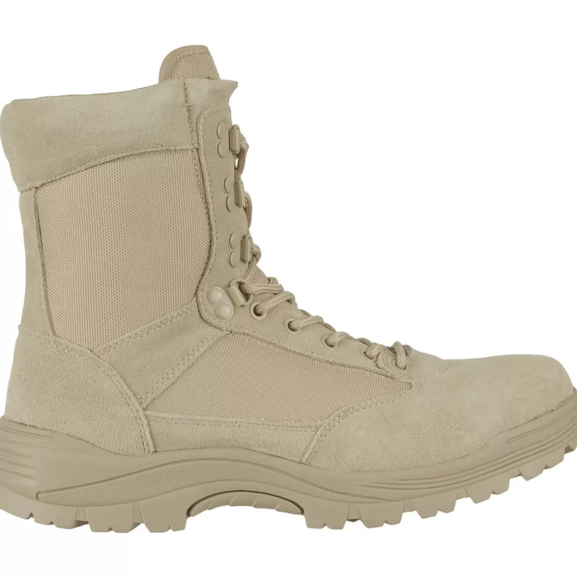 Highlander Boots>Mil-Tec Tactical Side Zip Boots Khaki