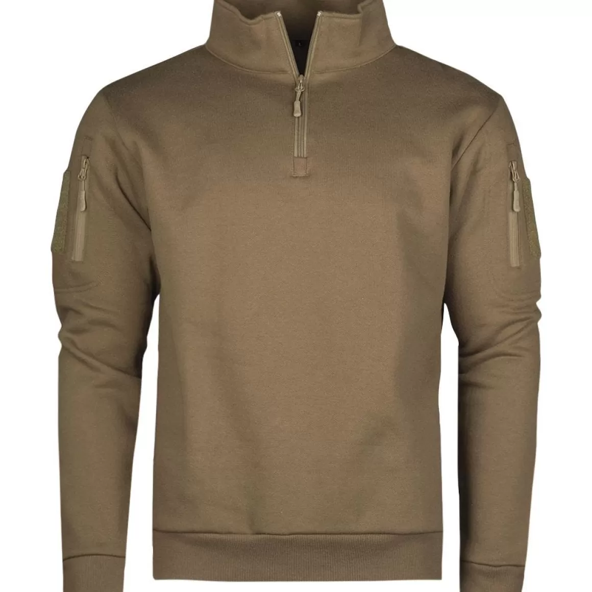 Viper Sweatshirts>Mil-Tec Tactical Sweatshirt With Zipper Dark Coyote