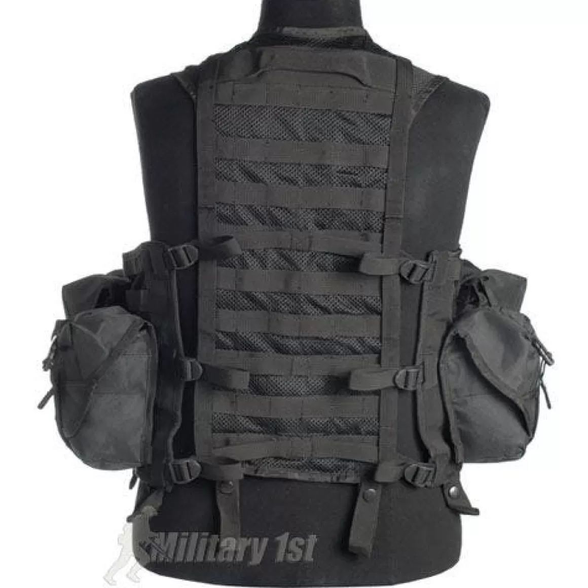 Mil-Tec Vests> Tactical Vest Modular System Black