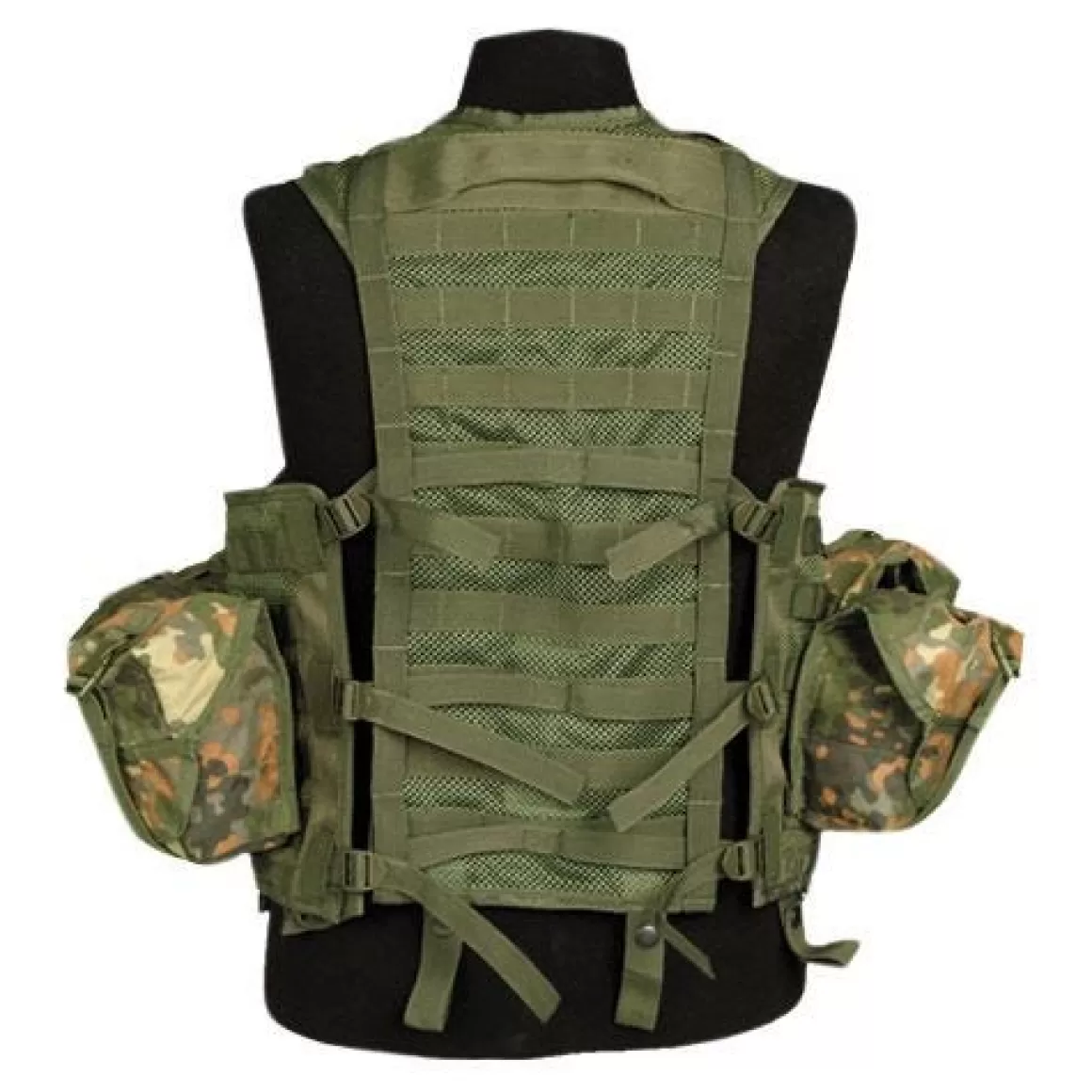 Mil-Tec Vests> Tactical Vest Modular System Flecktarn