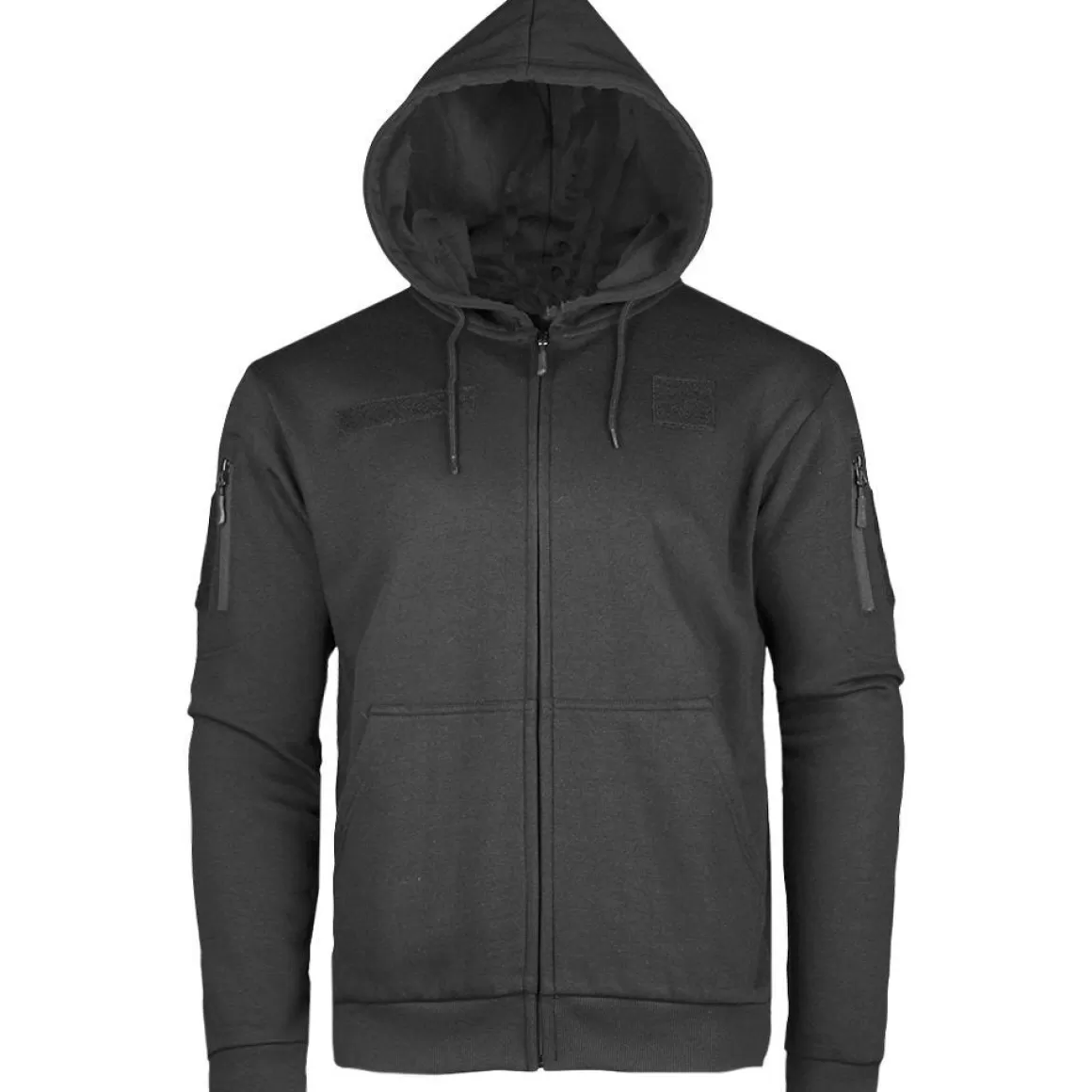 Viper Sweatshirts>Mil-Tec Tactical Zipped Hoodie Black