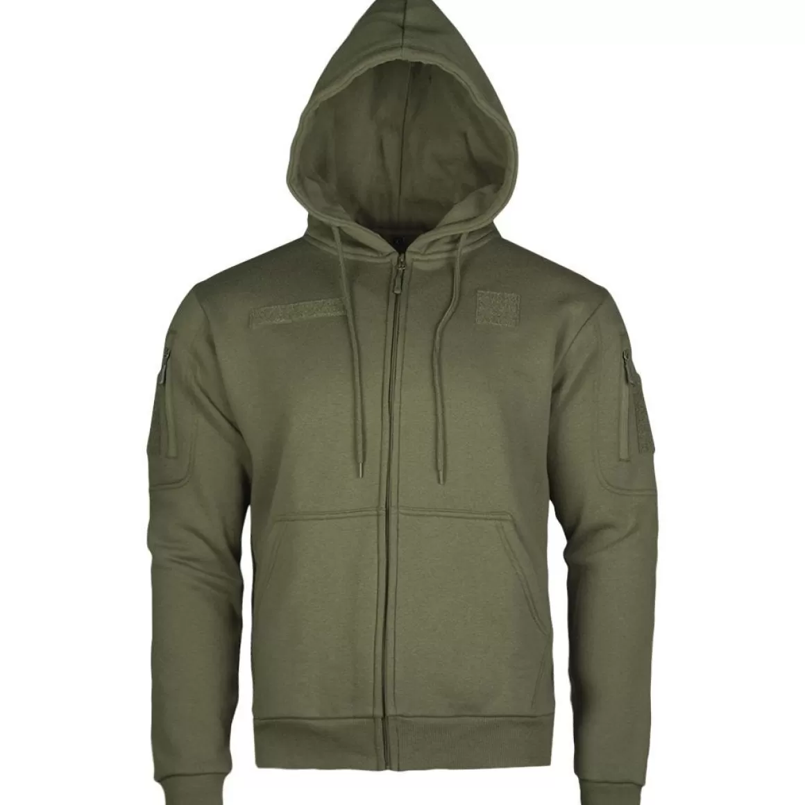 Condor Sweatshirts>Mil-Tec Tactical Zipped Hoodie Ranger Green