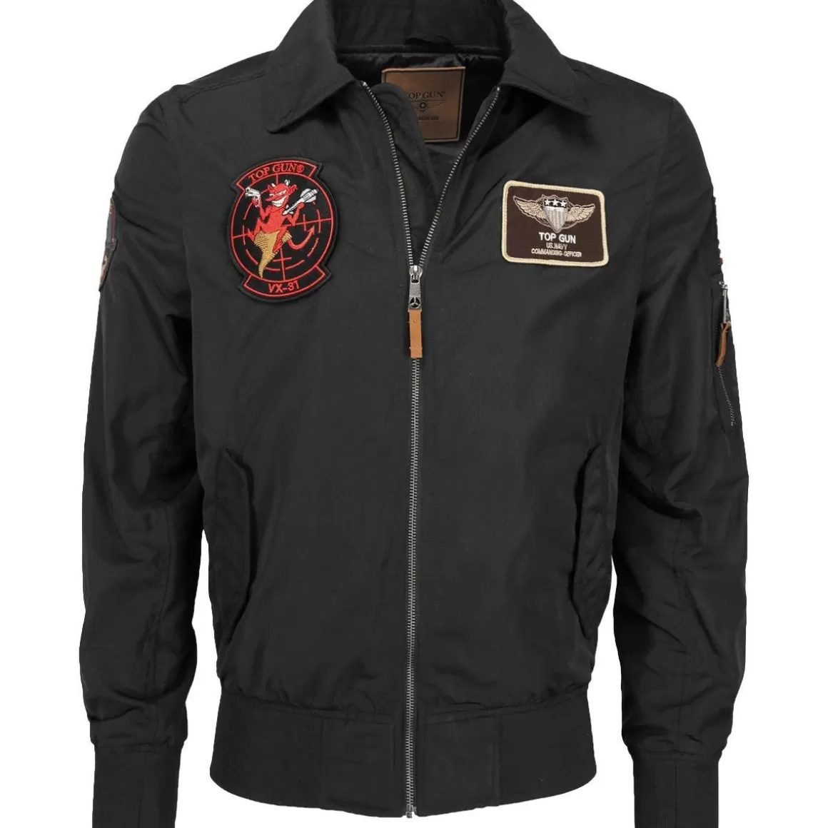 Mil-Tec Jackets & Coats> Top Gun Flight Jacket Hornet Black