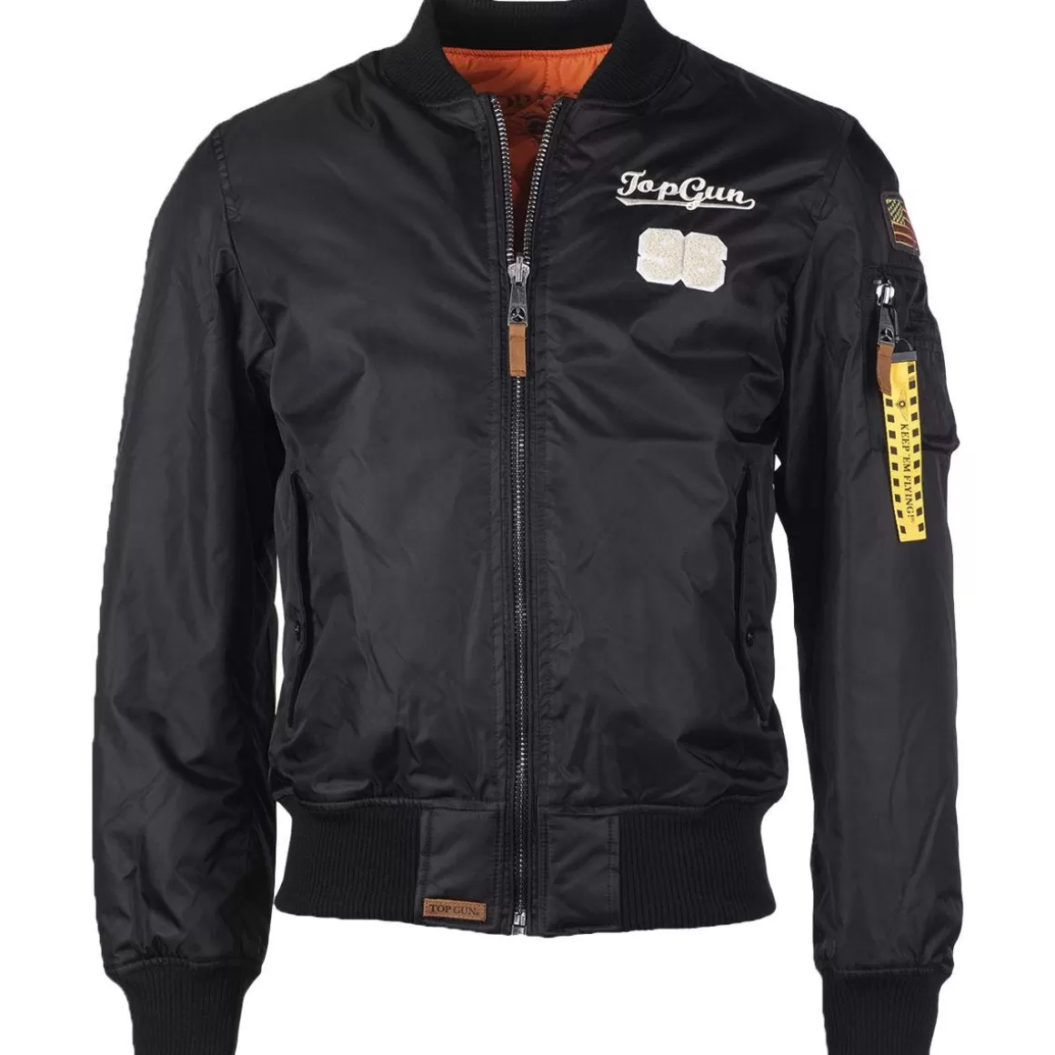 Mil-Tec Jackets & Coats> Top Gun Flight Jacket Tomcat Black