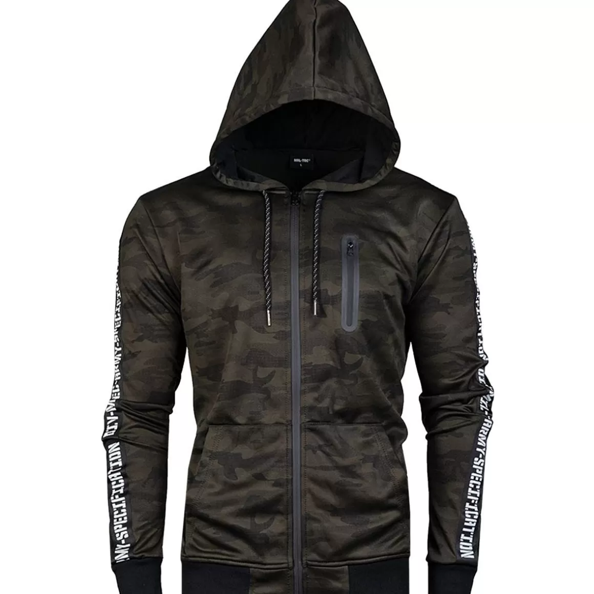 Viper Sweatshirts>Mil-Tec Training Jacket Woodland