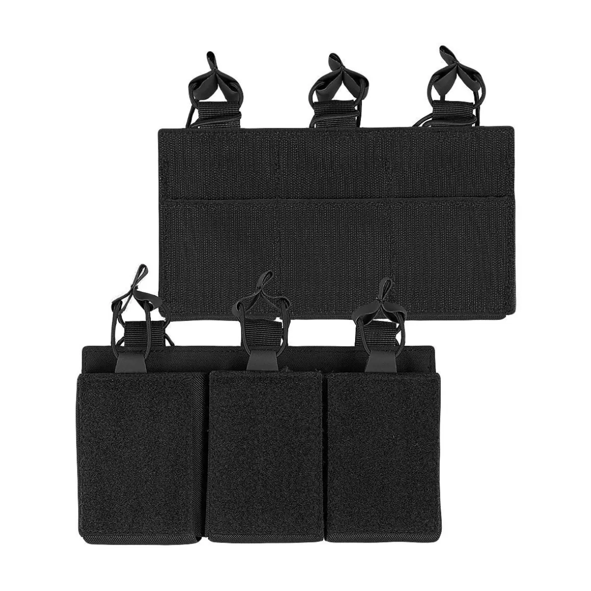 Mil-Tec Magazine Pouches> Triple Magazine Pouch Black