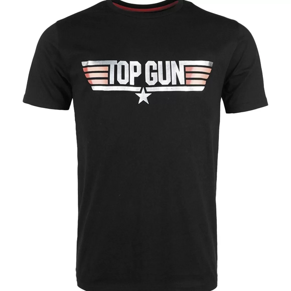 Mil-Tec T-Shirts & Vests> T-Shirt Top Gun Black