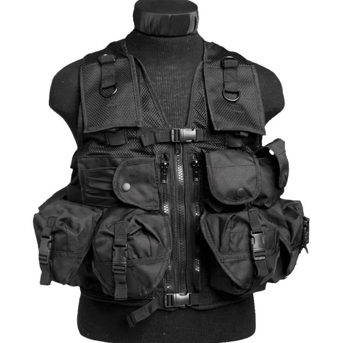 Mil-Tec Vests> Ultimate Assault Vest Black