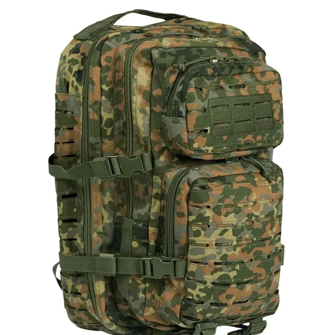 Mil-Tec Backpacks & Rucksacks> Us Assault Pack Large Laser Cut Flecktarn