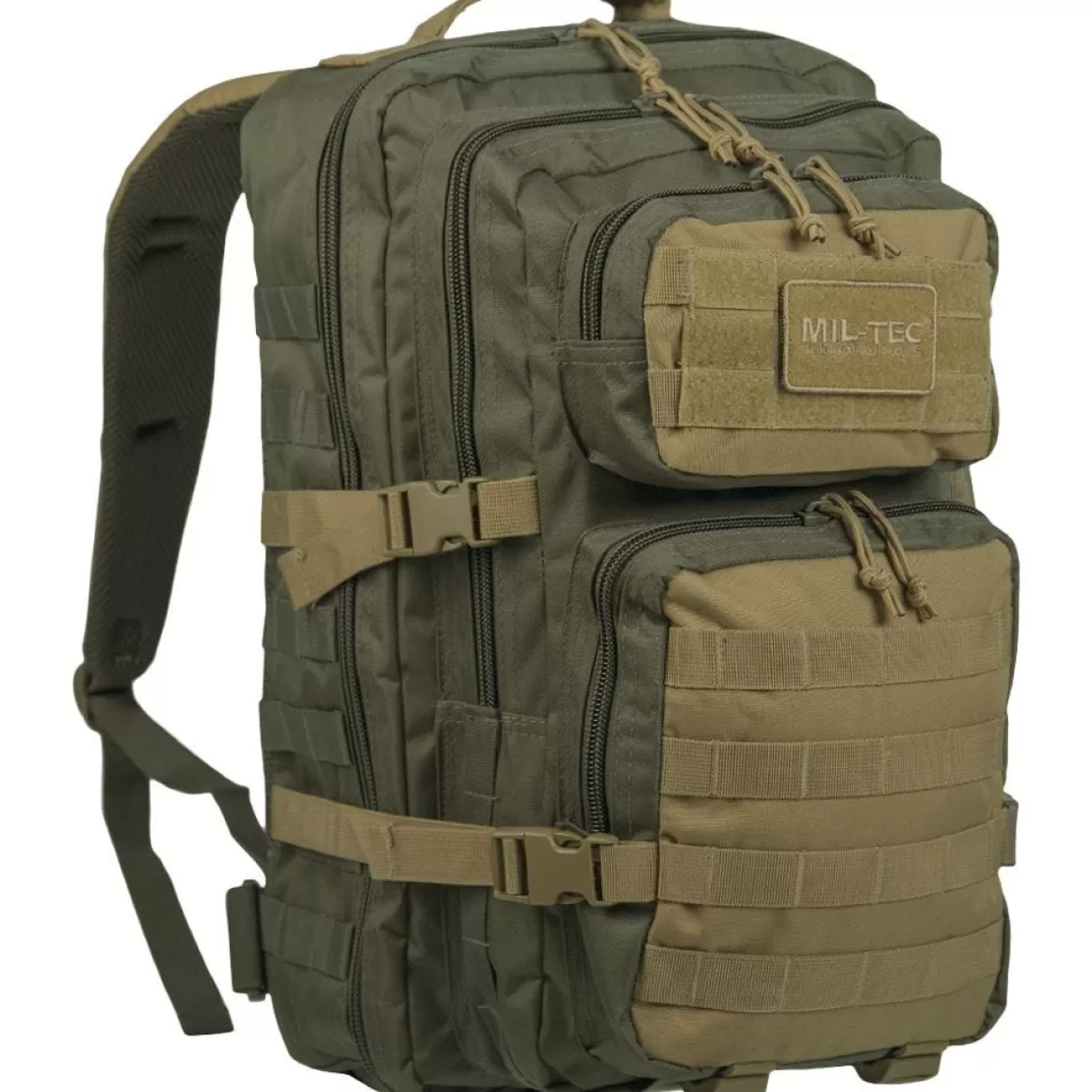 Mil-Tec Backpacks & Rucksacks> Us Assault Pack Large Ranger Green/Coyote