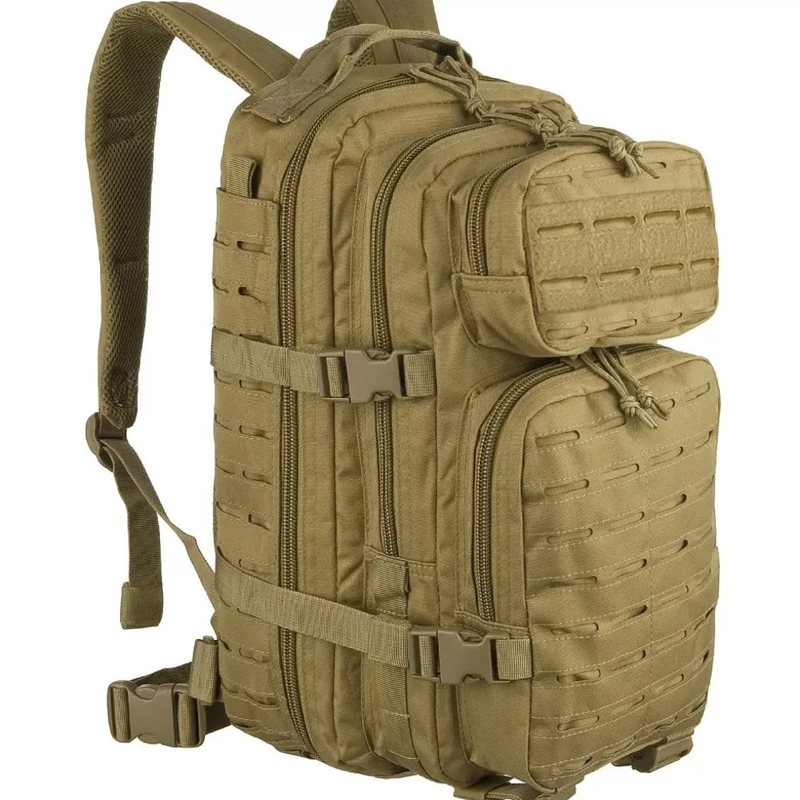 Mil-Tec Backpacks & Rucksacks> Us Assault Pack Small Laser Cut Coyote