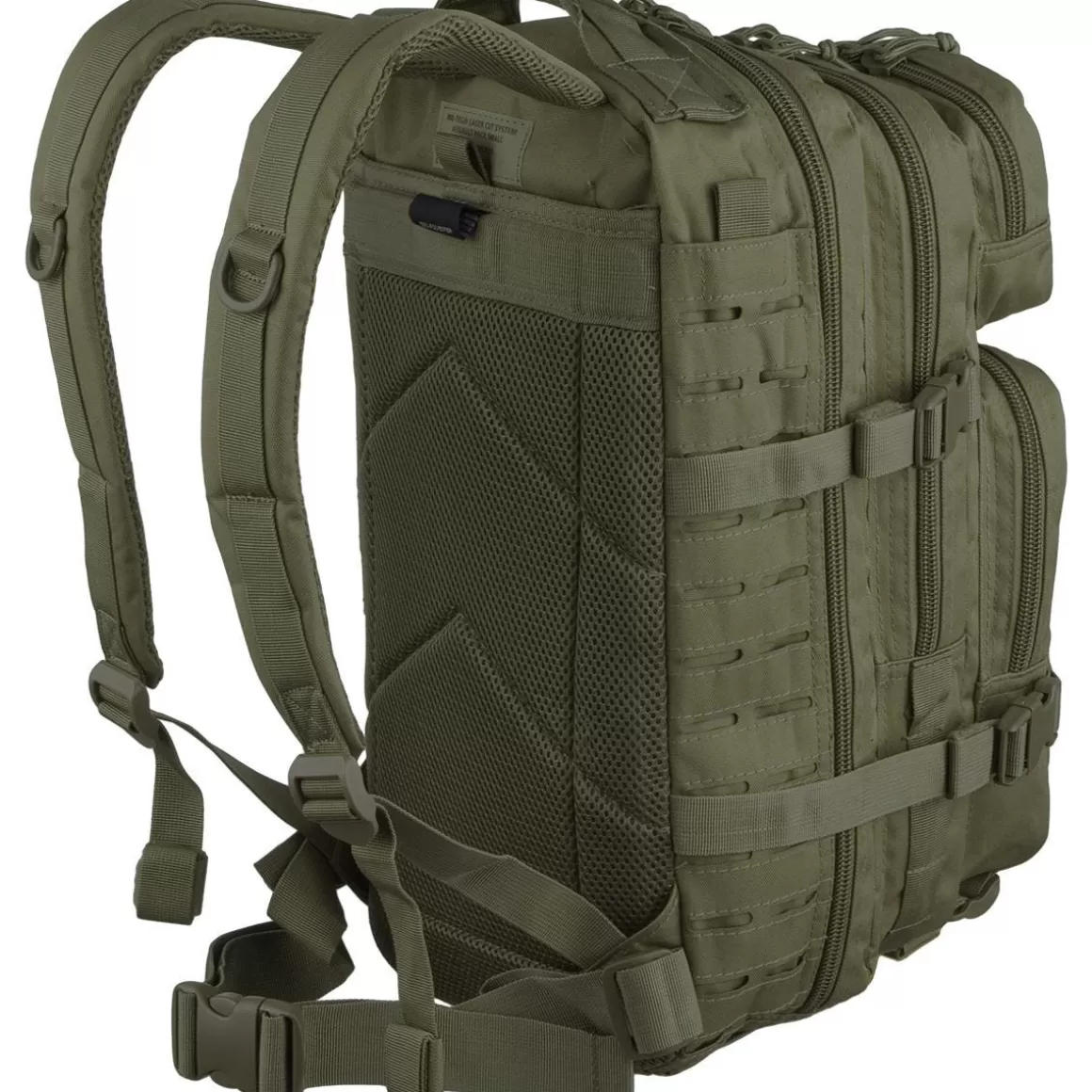 Mil-Tec Backpacks & Rucksacks> Us Assault Pack Small Laser Cut Olive