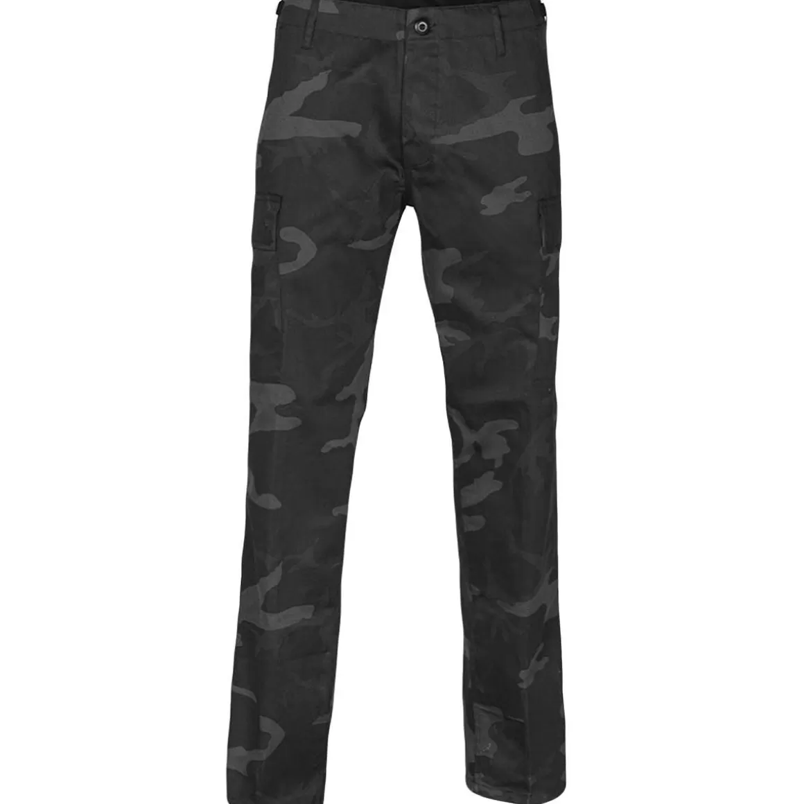 Mil-Tec Trousers> Us Bdu Ranger Trousers Straight Cut Black Camo