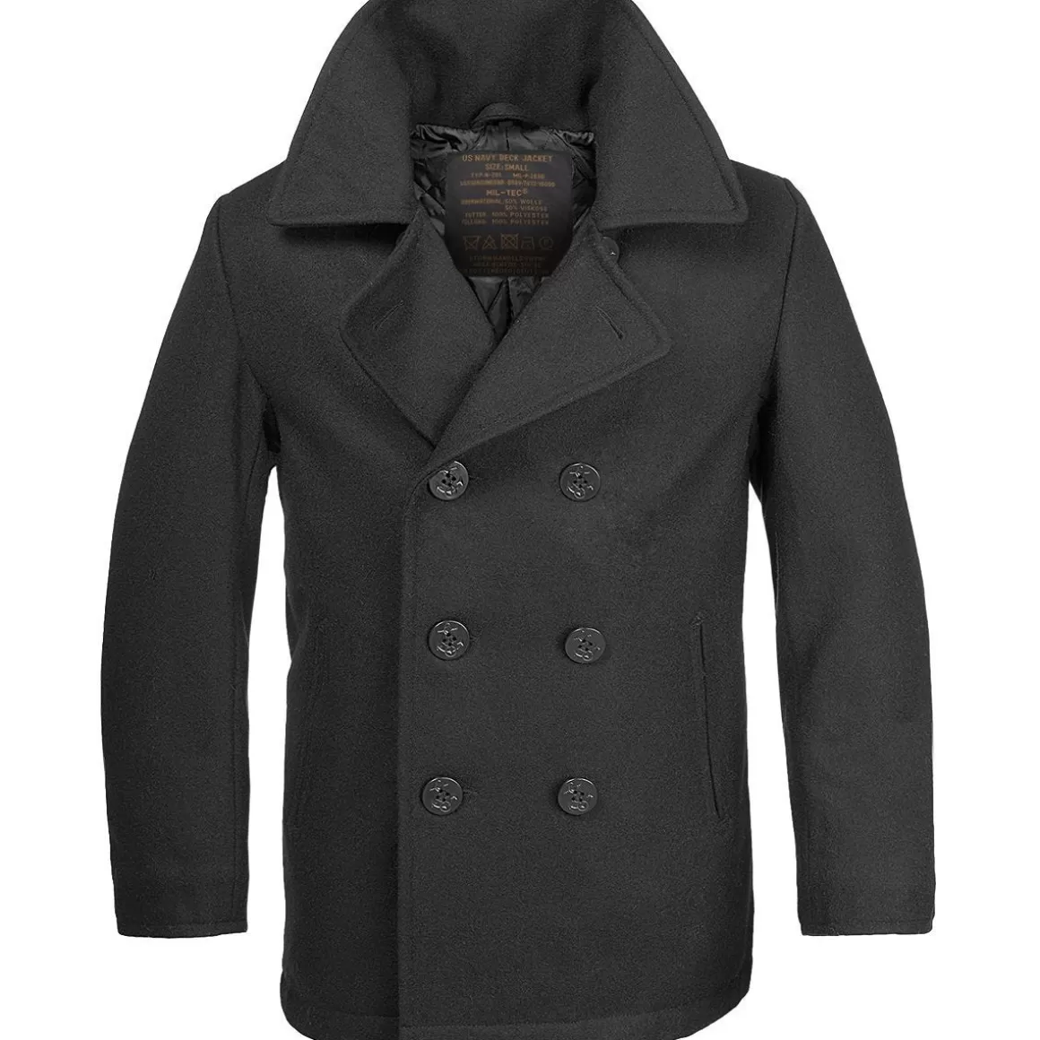 Mil-Tec Jackets & Coats> Us Navy Pea Coat Black