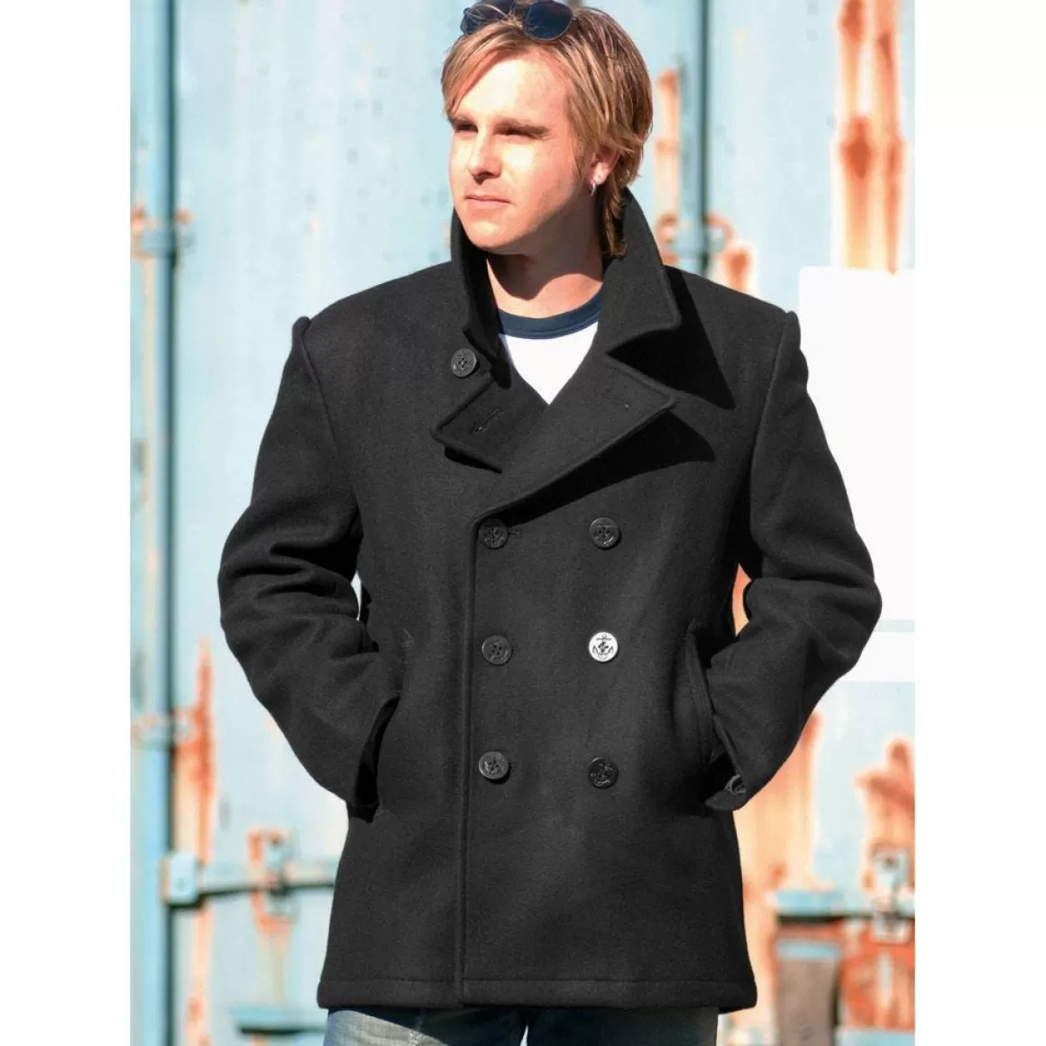 Mil-Tec Jackets & Coats> Us Navy Pea Coat Black