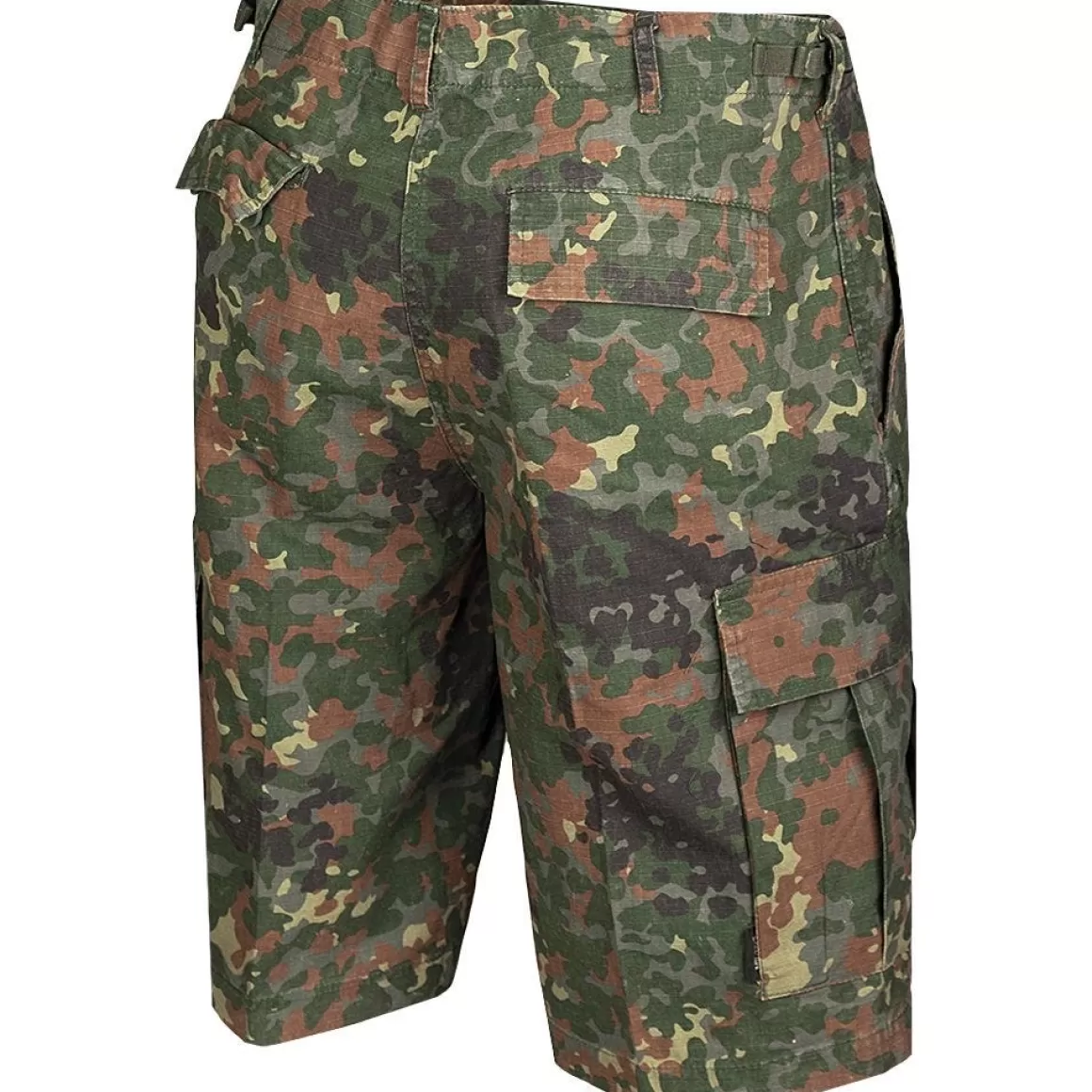 Wisport Shorts>Mil-Tec Us Prewashed Ripstop Bermuda Shorts Flecktarn