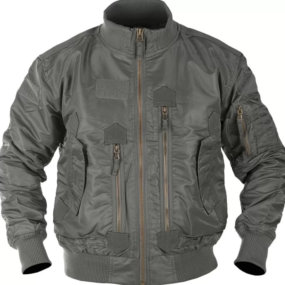 Mil-Tec Jackets & Coats> Us Tactical Flight Jacket Urban Grey