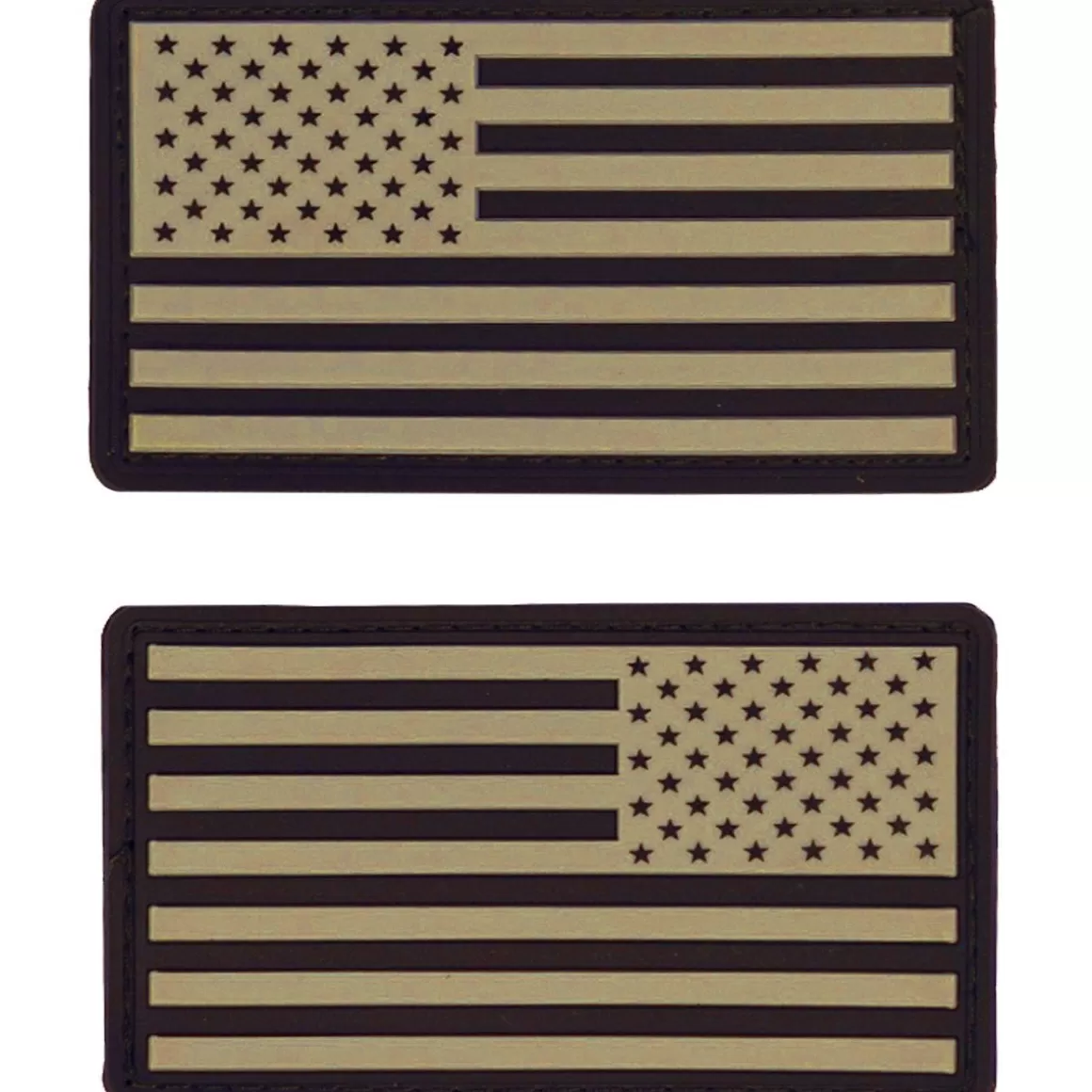 Mil-Tec Badges & Patches> Usa Flag Patch (Pack Of 2) Desert