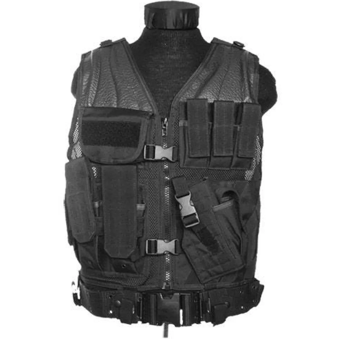 Mil-Tec Vests> Usmc Tactical Vest Black