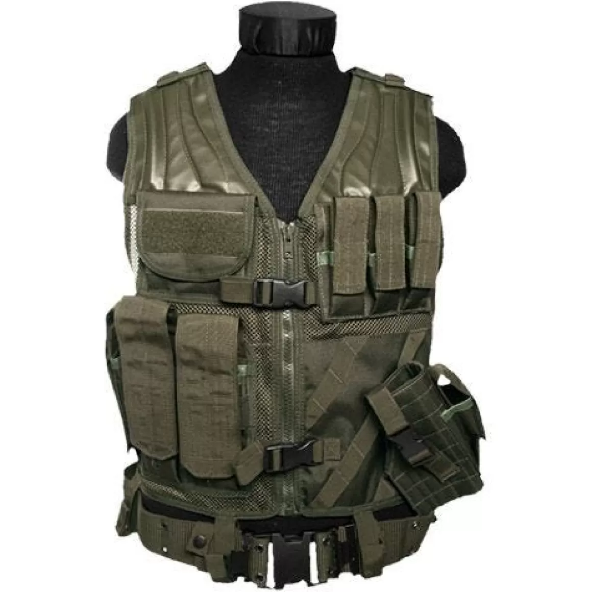 Mil-Tec Vests> Usmc Tactical Vest Olive