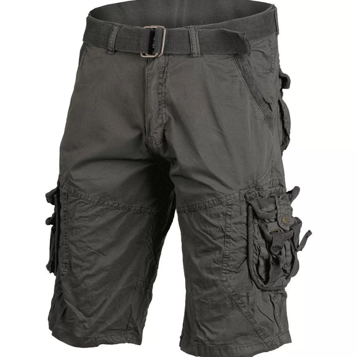 Alta Industries Shorts>Mil-Tec Vintage Survival Shorts Prewashed Black