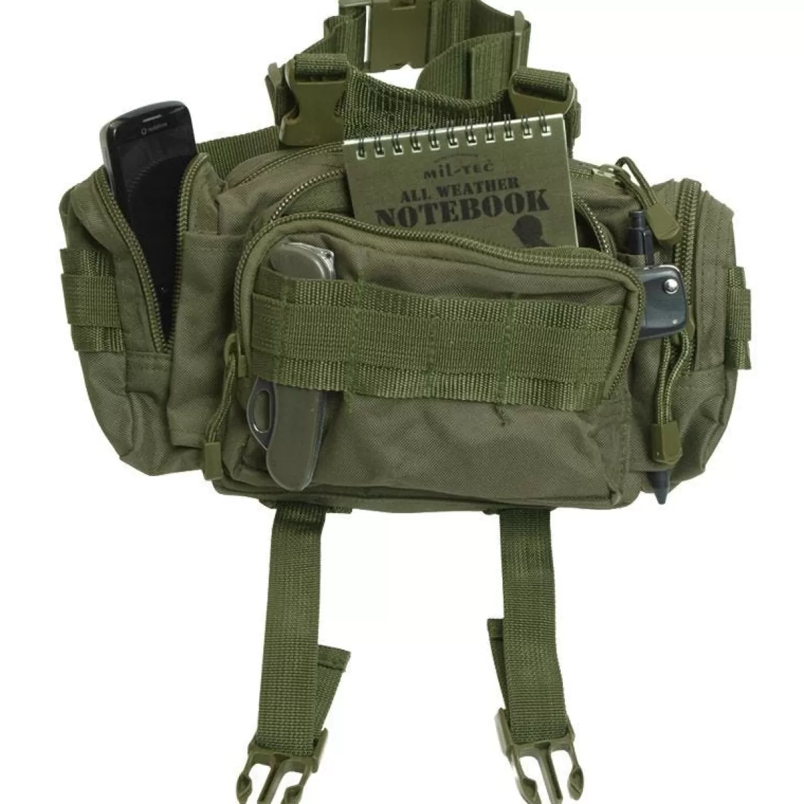 Mil-Tec Waist Packs> Waist Bag Modular System Olive