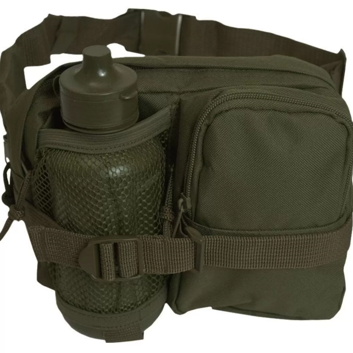 Mil-Tec Waist Packs> Waist Bag With Canteen Olive