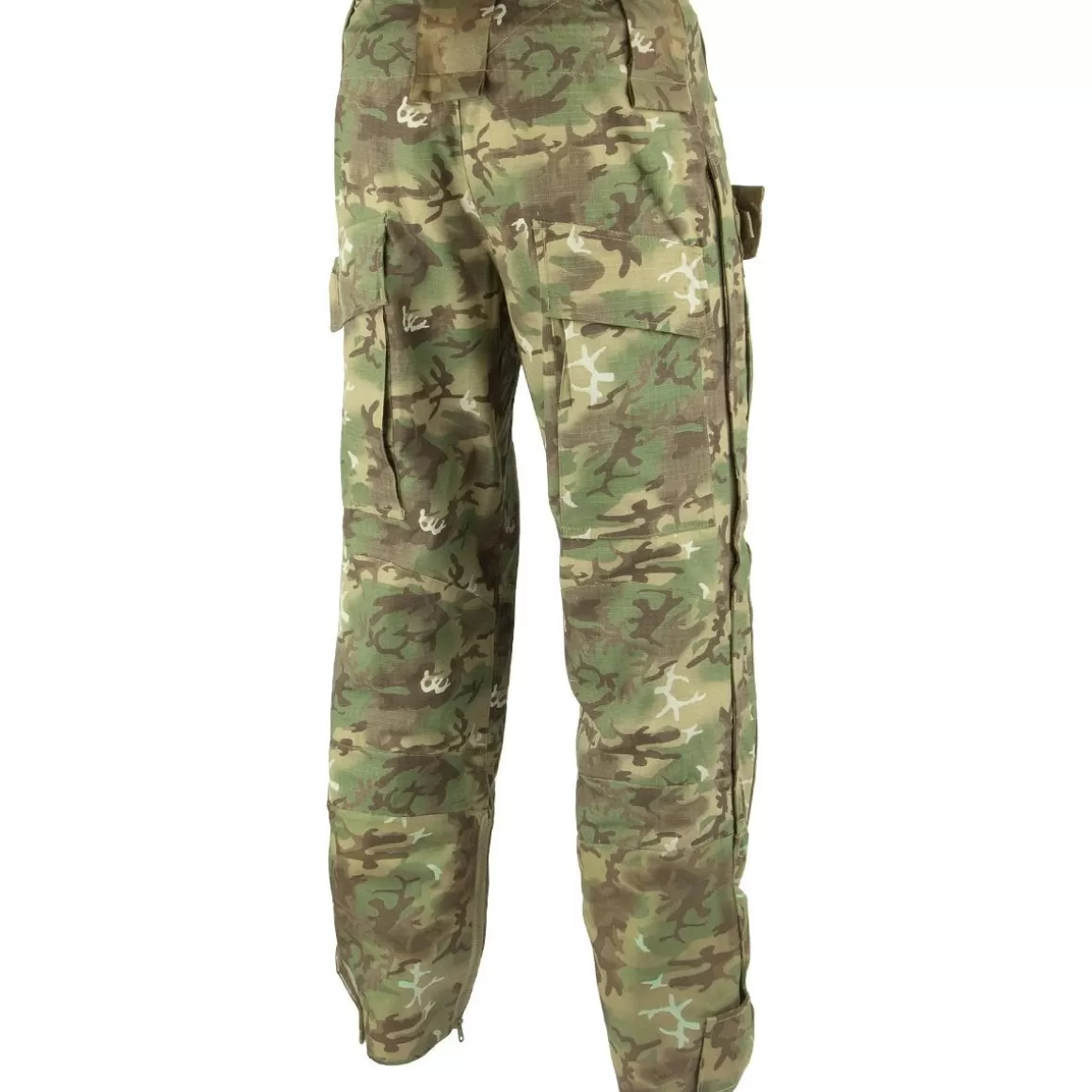 Mil-Tec Trousers> Warrior Trousers With Knee Pads Arid Woodland