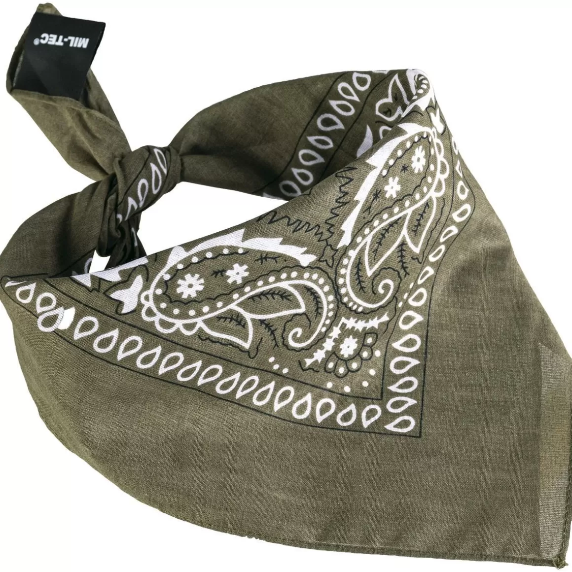 Mil-Tec Scarves> Western Bandana Olive Drab