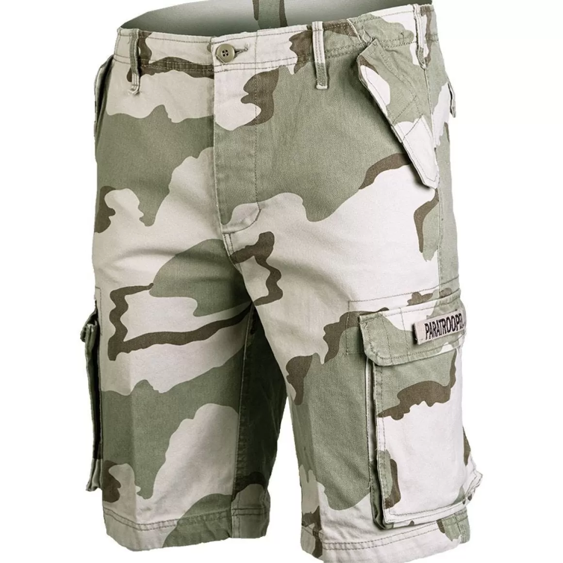 Flyye Industries Shorts>Paratrooper Cargo Shorts Prewashed 3-Colour Desert