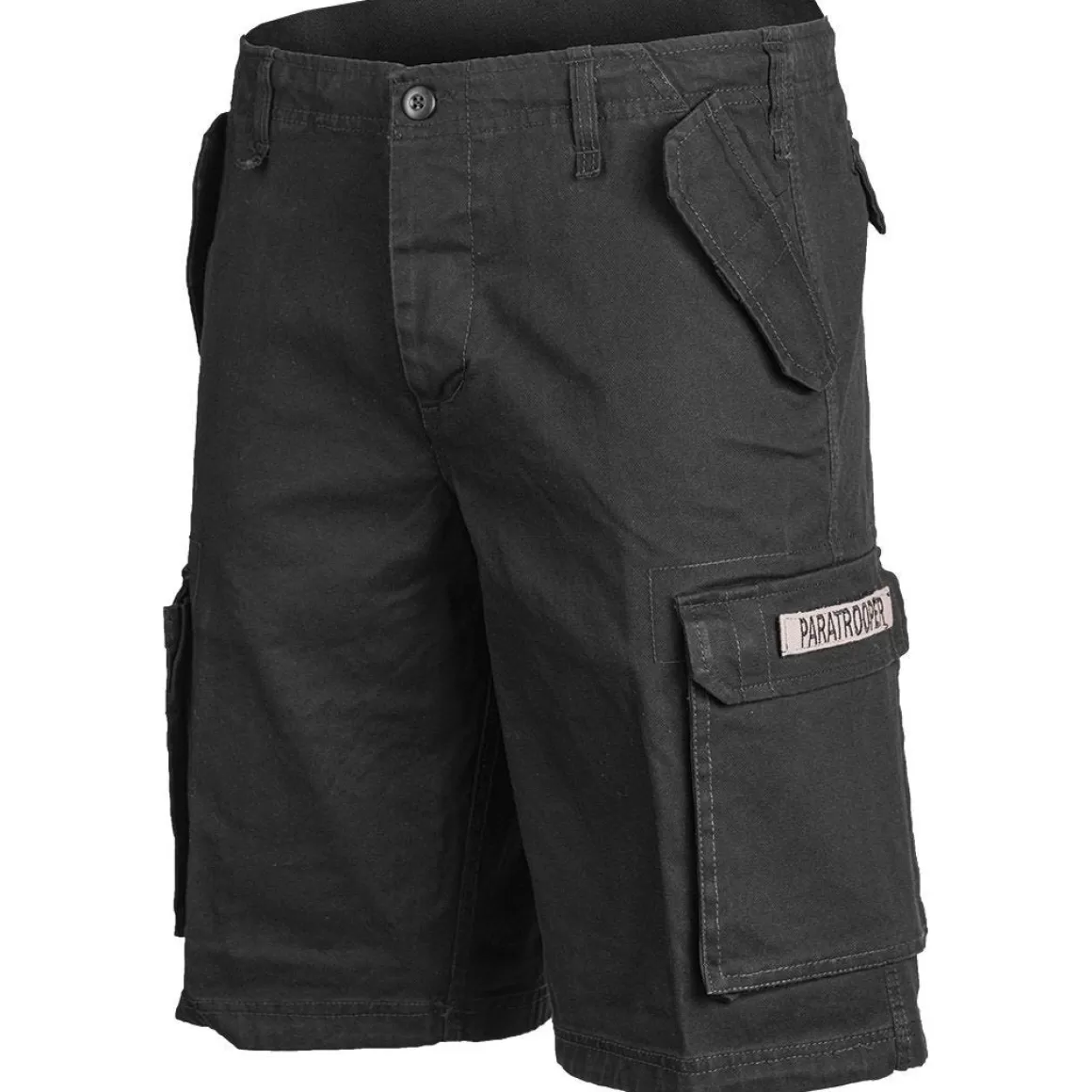 Flyye Industries Shorts>Paratrooper Cargo Shorts Prewashed Black