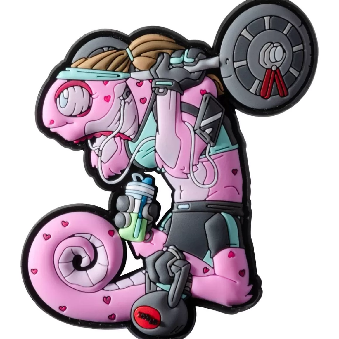 Patchlab Badges & Patches> Chameleon Fit Girl Patch Pink