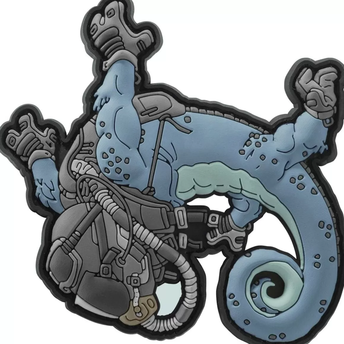 Patchlab Badges & Patches> Halo Chameleon Patch Blue/Black