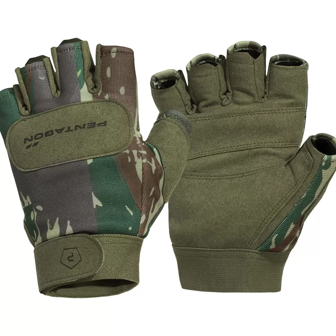 Pentagon Gloves> 1/2 Duty Mechanic Gloves Greek Lizard