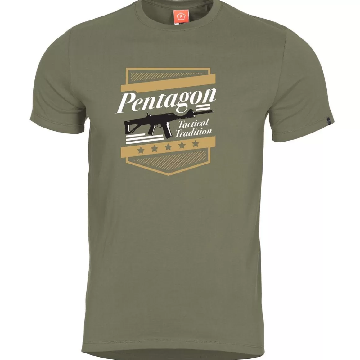 Pentagon T-Shirts & Vests> Ageron A.C.R. T-Shirt Olive