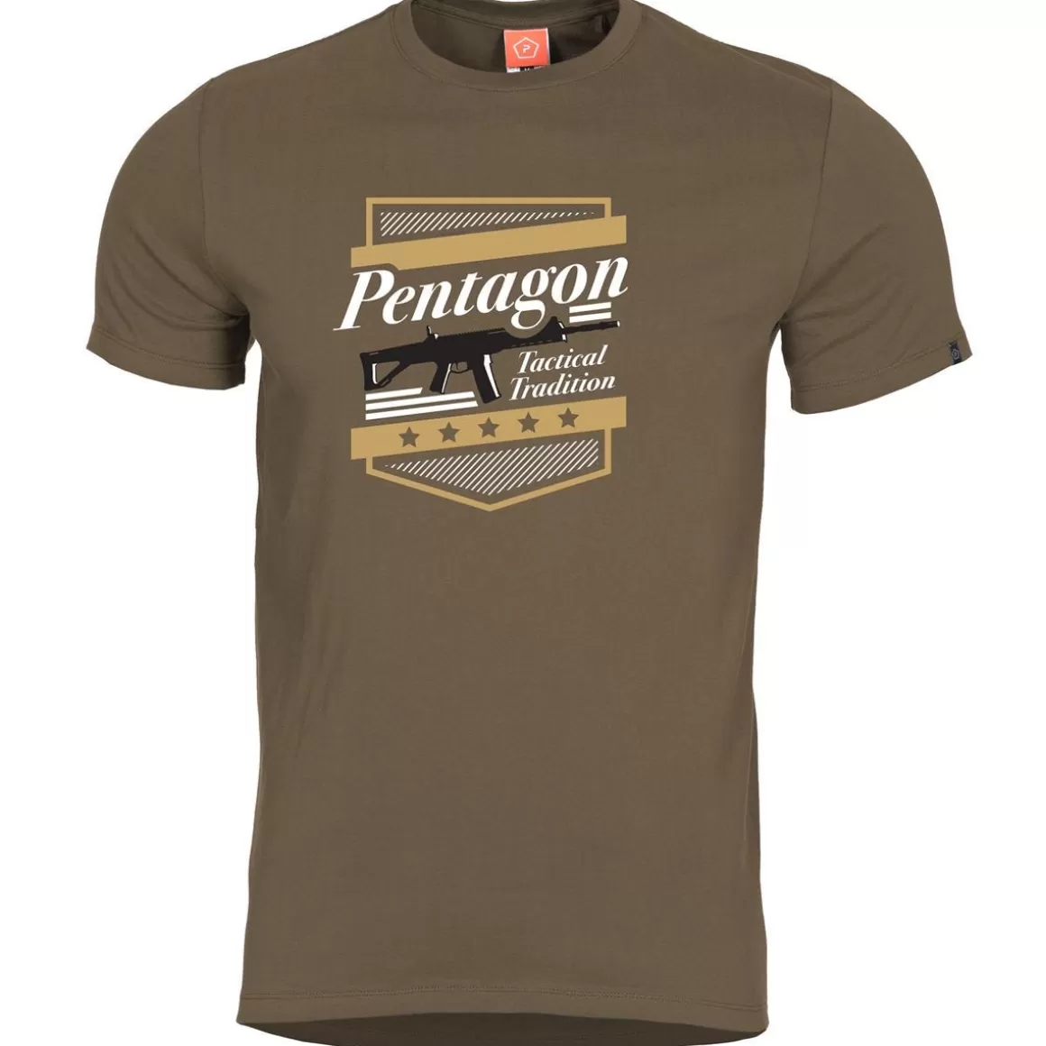 Pentagon T-Shirts & Vests> Ageron A.C.R. T-Shirt Terra Brown