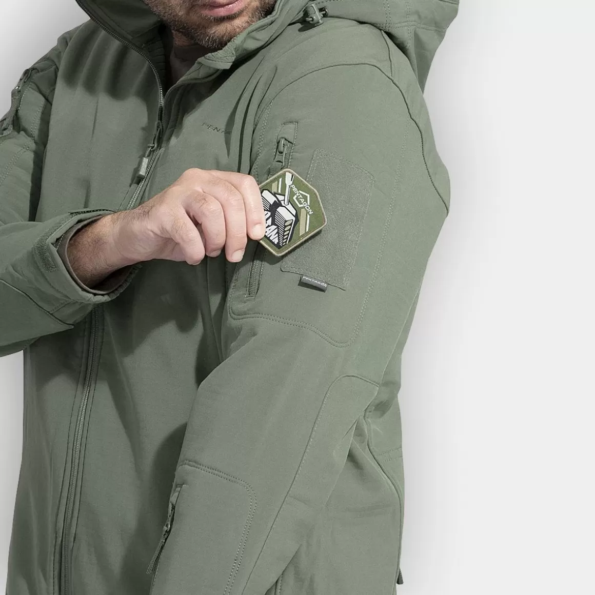 Pentagon Jackets & Coats> Artaxes Softshell Jacket Grindle Green