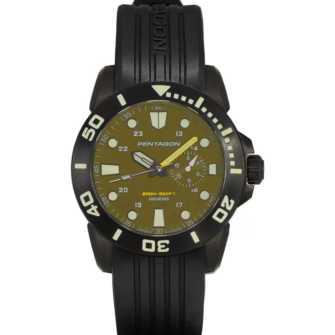 Pentagon Watches> Genesis Watch Black